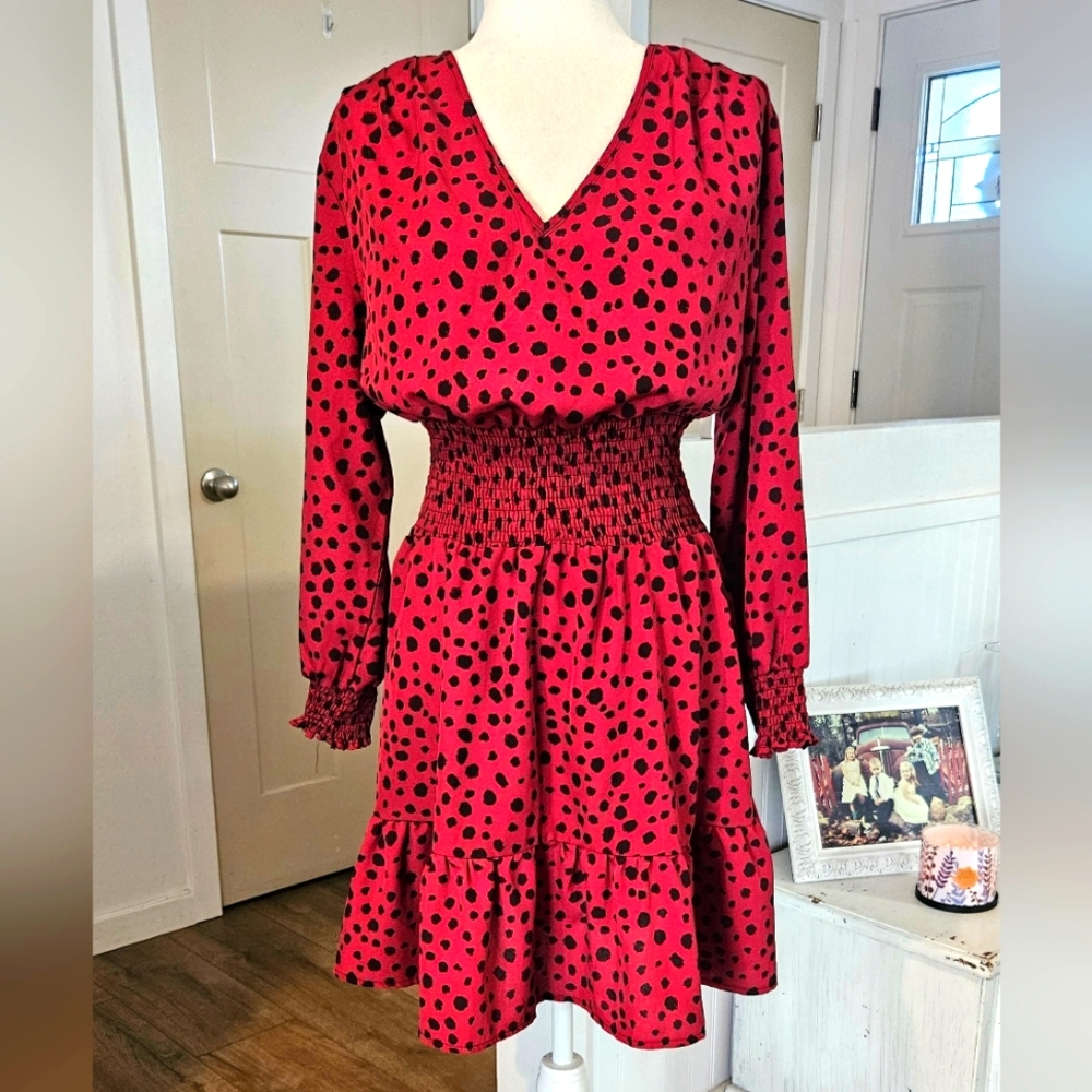 Worn Once - Shein Curve - Leopard Print Dress, El… - image 1